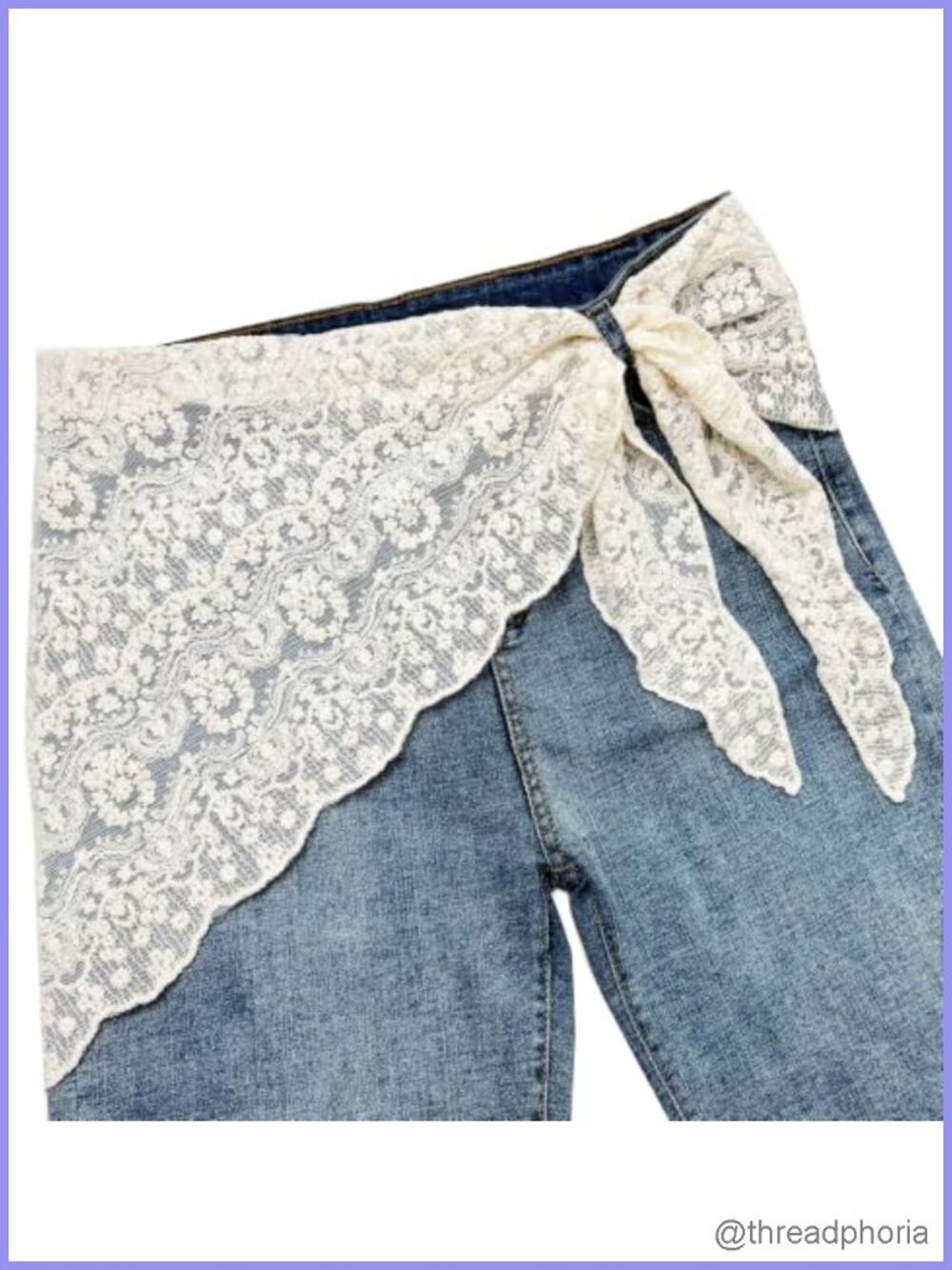 Lace Scarf Wrap Belt for Women Multi-Use Head Neck Waist Sash Boho Fashion